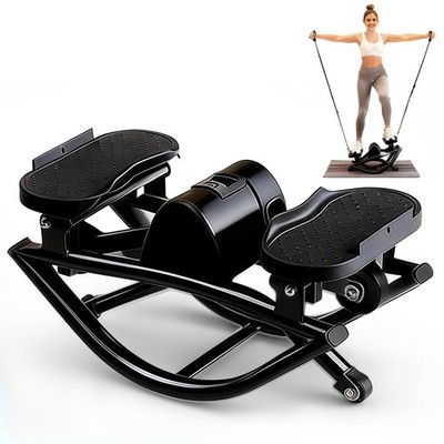 Rock Stepper for Exercise at Home, Lateral Rocking Stepper with Digital Count.