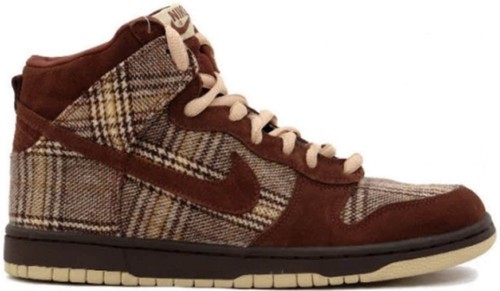 Nike Dunk Low Pro SB Tweed Harris Tweed 2004 Brown Beige US 10 EU