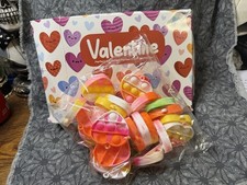 Pop Fidget Keychain 24 Pack Mini Fidget Toys Bulk Party Favors for Kids 4-8,8-12