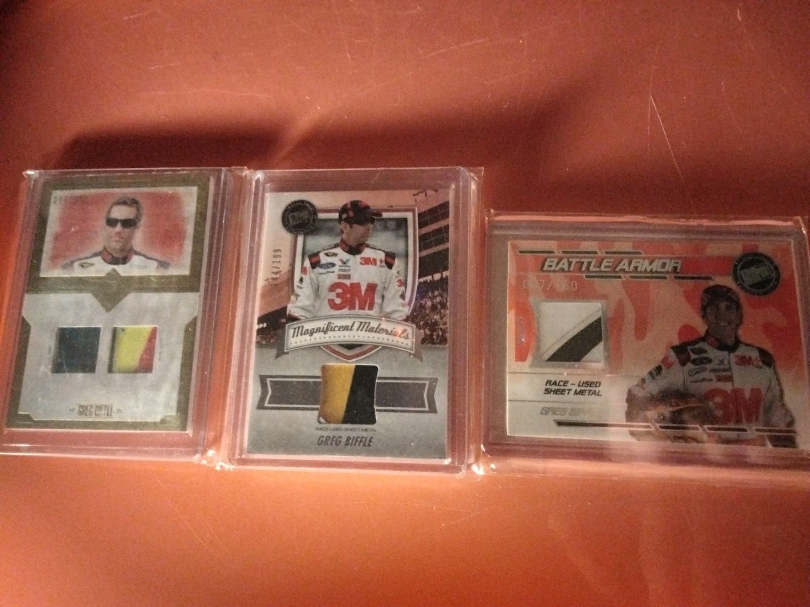 Greg Biffle Race Used Sheet Metal Relic Lot (3) 2014 /150 2009 /160 2011 /199