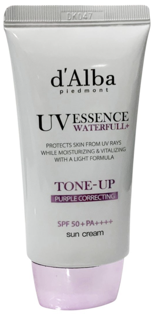 D'ALBA WATERFULL UV ESSENCE TONE-UP VEGAN PURPLE CORRECTING
