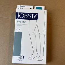Jobst Relief 20-30 mmHg Black Knee High CT Size Medium PETITE 114013  NEW