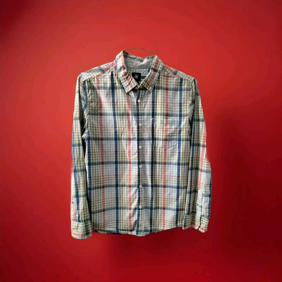 J Khaki Boys Long Sleeve Plaid Shirt Extra Large - Image 2 of 4