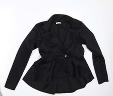 Vivi London Womens Black Jacket Blazer One Size