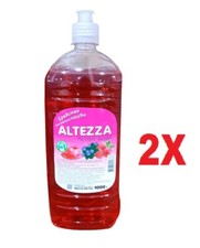 Altezza Washing Up Liquid Dish 2l Litter 2x Bottle Pink Forest Berries 5.66 per litre