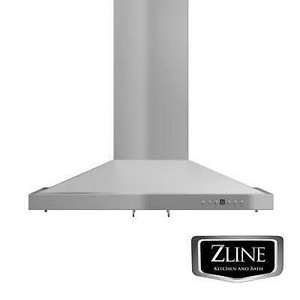Zline 30 Island Range Hood Stainless Steel Quiet 400cfm Motor