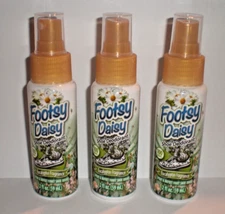 (3) WIZARD FOOTSY DAISY SHOE DEODORANT SPRAY EUCALYPTUS SCENT 100 Sprays in each