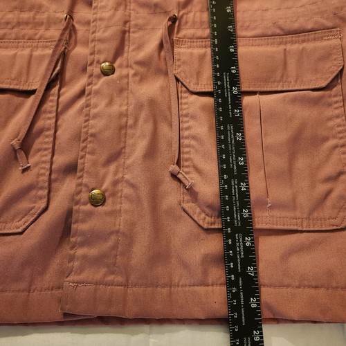 Vintage Woolrich Jacket Women M Pink Parka Coat Wool Flannel Lined Gorpcore USA - Picture 6 of 7