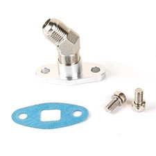 45Deg 10AN 8mm bolts Oil Return Flange For Precision PTE GEN2 6466