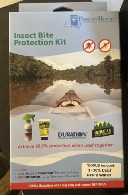 Passport Health Repels Insect Bite Protection Kit Up To 12 Hours