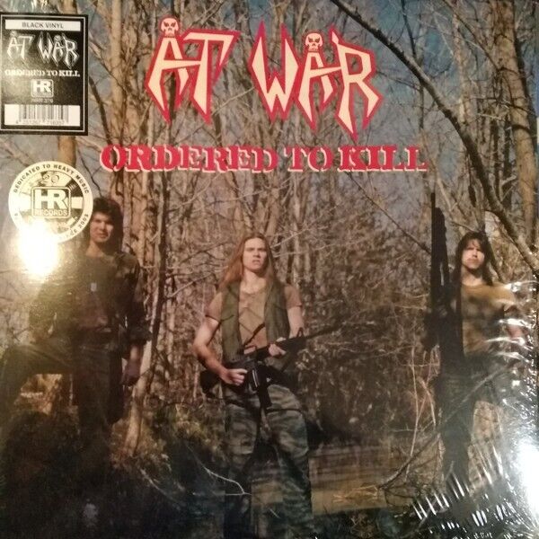 At War Ordered to Kill LP Vinyl Blood Feast heavy metal thrash death tank record