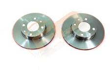 COPPIA  KIT DISCHI FRENO ANTERIORI PER AUTOBIANCHI Y10 EPOCA E ALTRE DEL GRUPPO