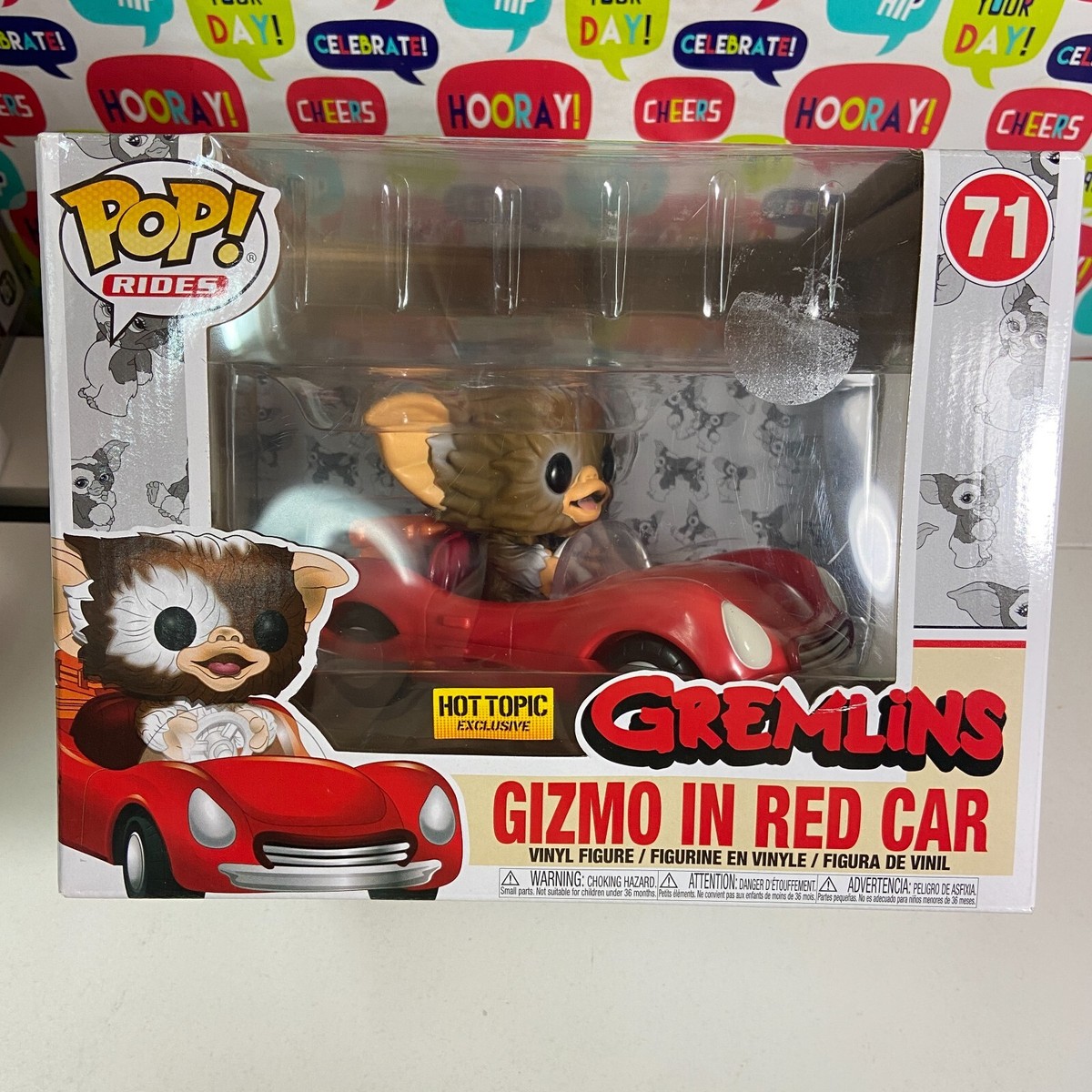 ファンコPOP　ギズモ イン カー Amazon.com: Funko POP! Rides: Gremlins - Gizmo in Red Car