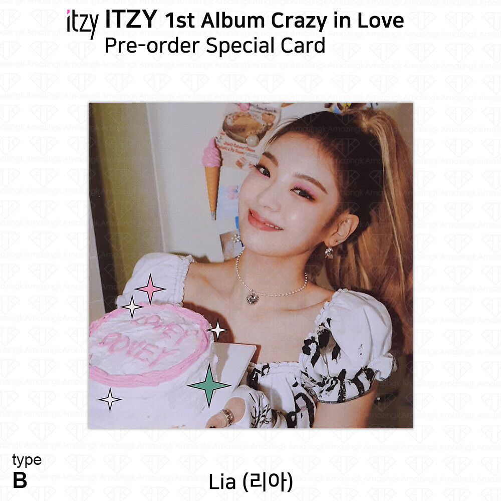 ITZY 1st Album Crazy In Love Official Polaroid Stand Pre-order Photocard  KPOP