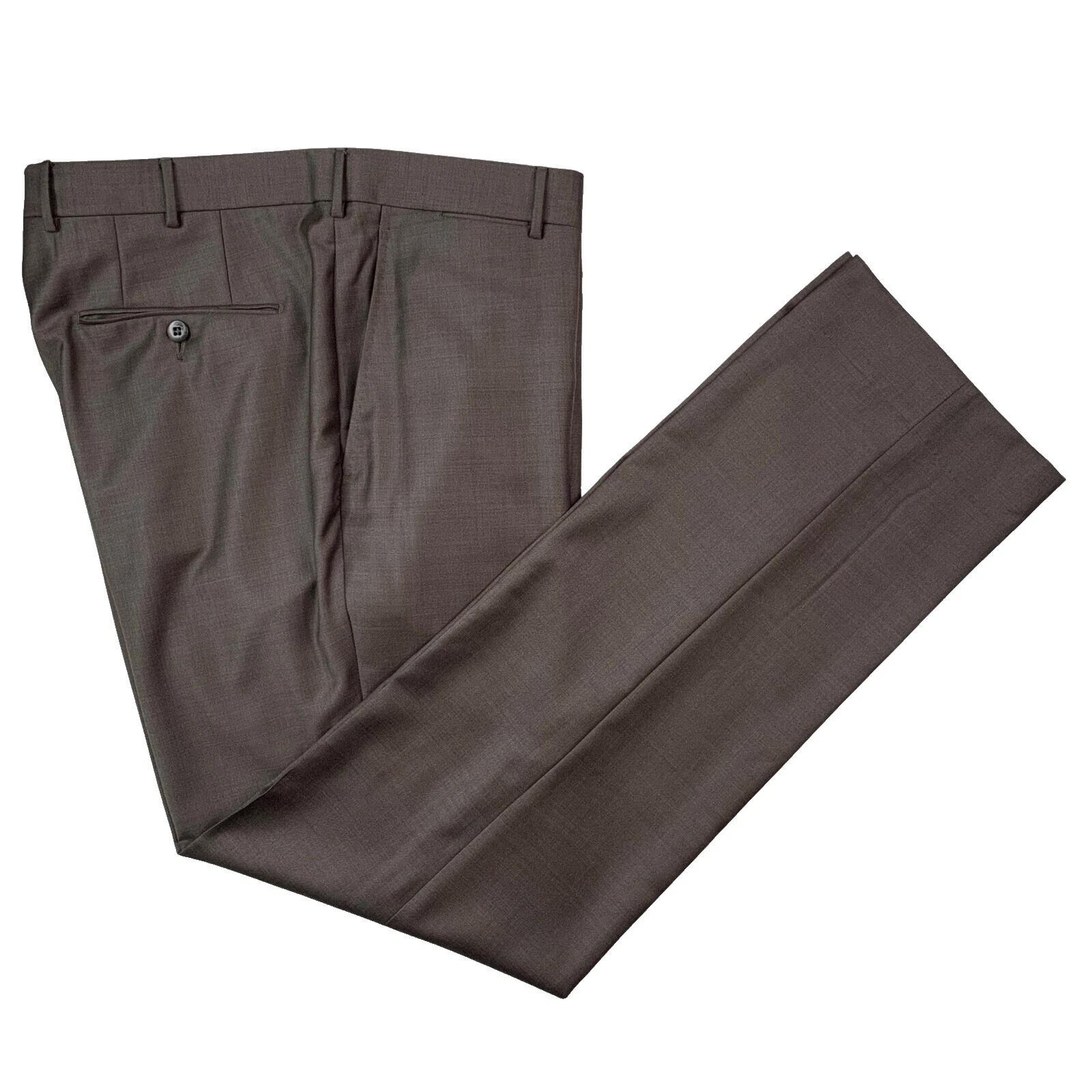 Мужские брюки коричневые Ermenegildo Zegna размер 38