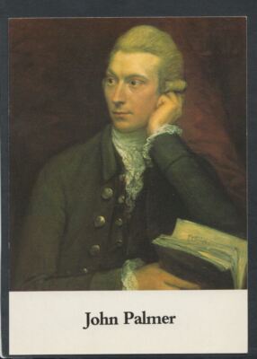 Geschichte Postkarte - John Palmer von Bath. Devisor der Royal Mailcoach RR6535