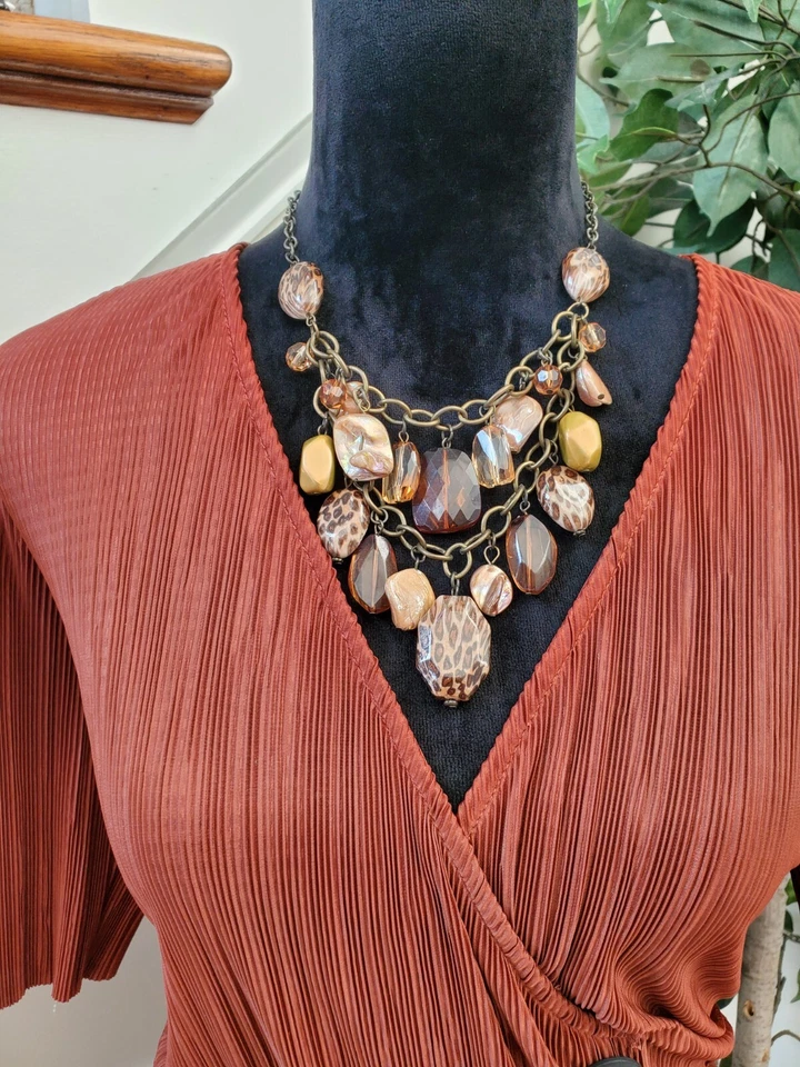 Vestido informal hasta la rodilla manga 3/4 cuello en V 100 % poliéster rojo 100/4 talla 12 de ASOS para mujer Foto 2 de 4