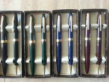 Eversharp Black, Blue, Green or Red Pen & Pencil Set New in Box #JC201