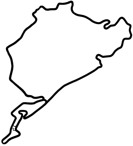 Nordschleife Nürburgring decal car sticker m327