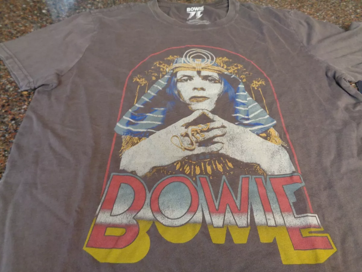 Lucky Brand David Bowie T-Shirt Adult Large Dark Brand New 2022 | eBay