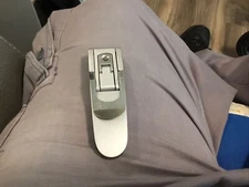 Mini Portable LED Reading Book Light Lamp Eye w/Clip Brushed Nickel. 0847 BBR#10