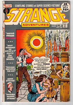 STRANGE ADVENTURES #233 1971 GIANT 52 PAGES DC BRONZE AGE NICE!