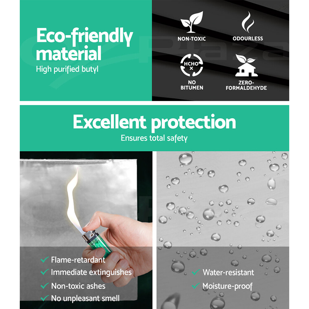 Weisshorn Car Sound Deadener Butyl Mat Heat Insulation Roller Sound