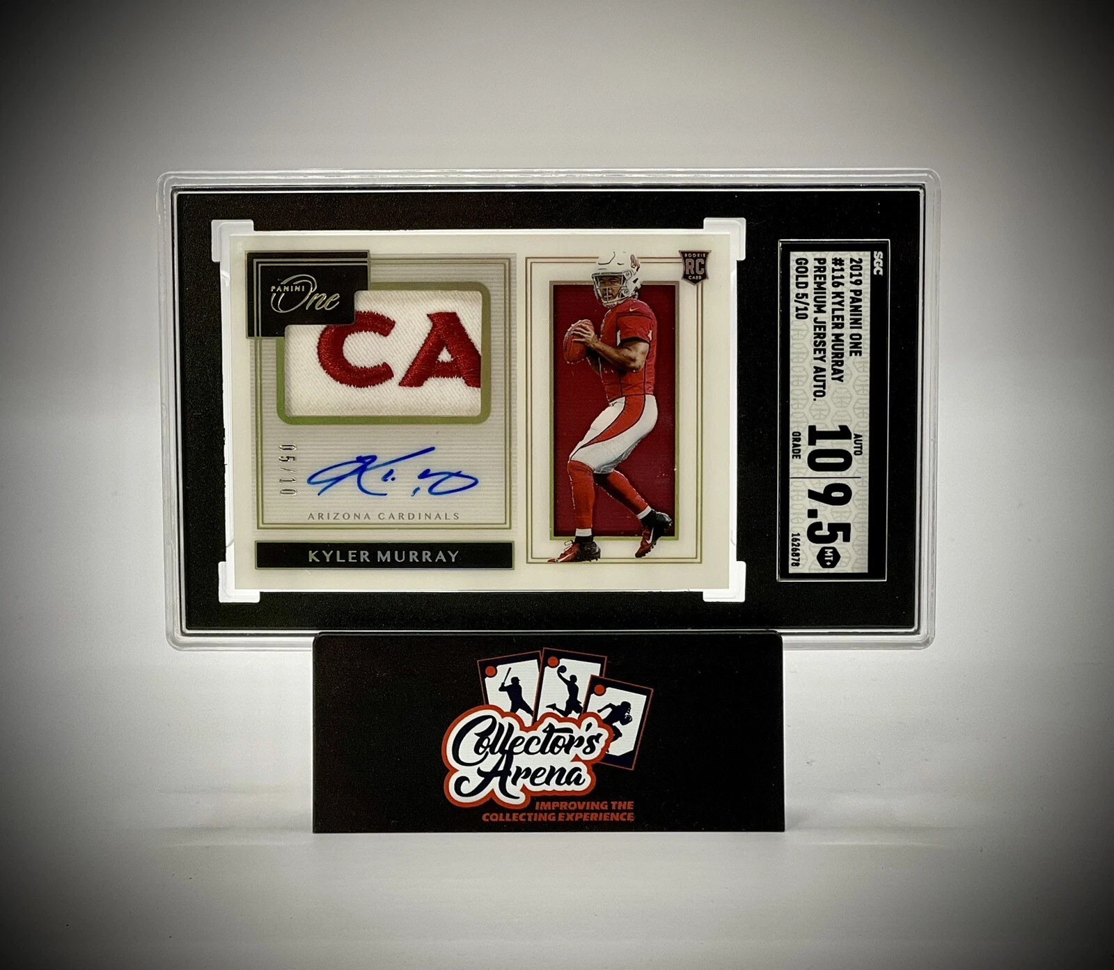 Kyler Murray Panini One #116 Patch Autograph-Gold