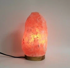 Himalayan Salt Lamp 6-7 inch, Natural Shape Lamp, Rock Salt Lamp, Pink Salt Lamp