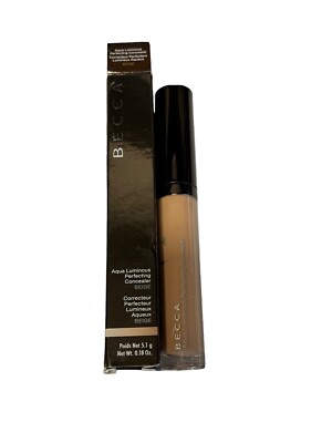 Becca Aqua Luminous Perfecting Concealer Beige 0.18 Oz Liquid Cream Applicator