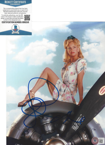 GOLDIE HAWN SIGNED 'OVERBOARD' 8x10 MOVIE PHOTO B SEXY ACTRESS BECKETT COA BAS