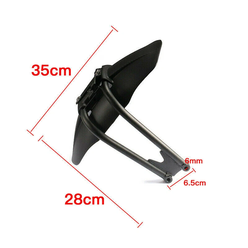 Retro Nuevo Guardabarros Rueda Trasera Salpicaduras Cubierta Para Cafe Racer Dirt Bike KLX Foto 4 de 4