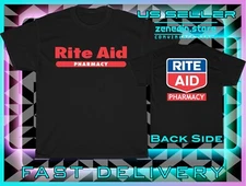 New Rite Aid pharmacy Logo Men's T-Shirt American Twoside Printed T-Shirt