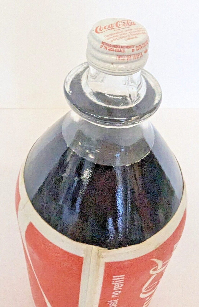 Unopened vintage Coca Cola 64oz Size Bottle Trade Mark No Deposit