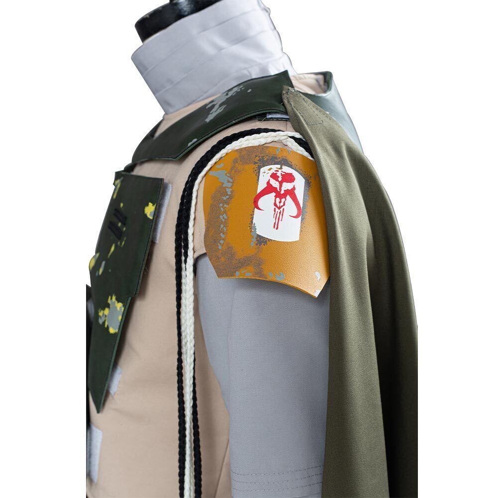Star Wars The Mandalorian Boba Fett Cosplay Costume Halloween Outfit