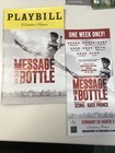 Message In A Bottle Playbill And Flyer Pre Broadway Lukas Mcfarlane Sting Police — photo 1