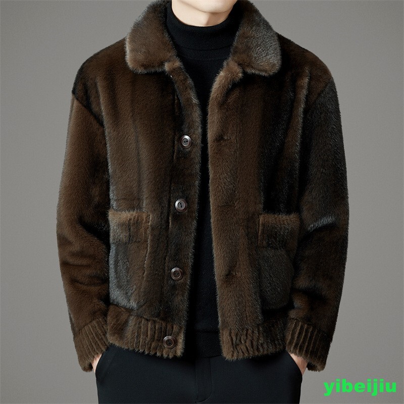 Abrigos informales de negocios para hombre de invierno de doble cara reversibles ropa de moda