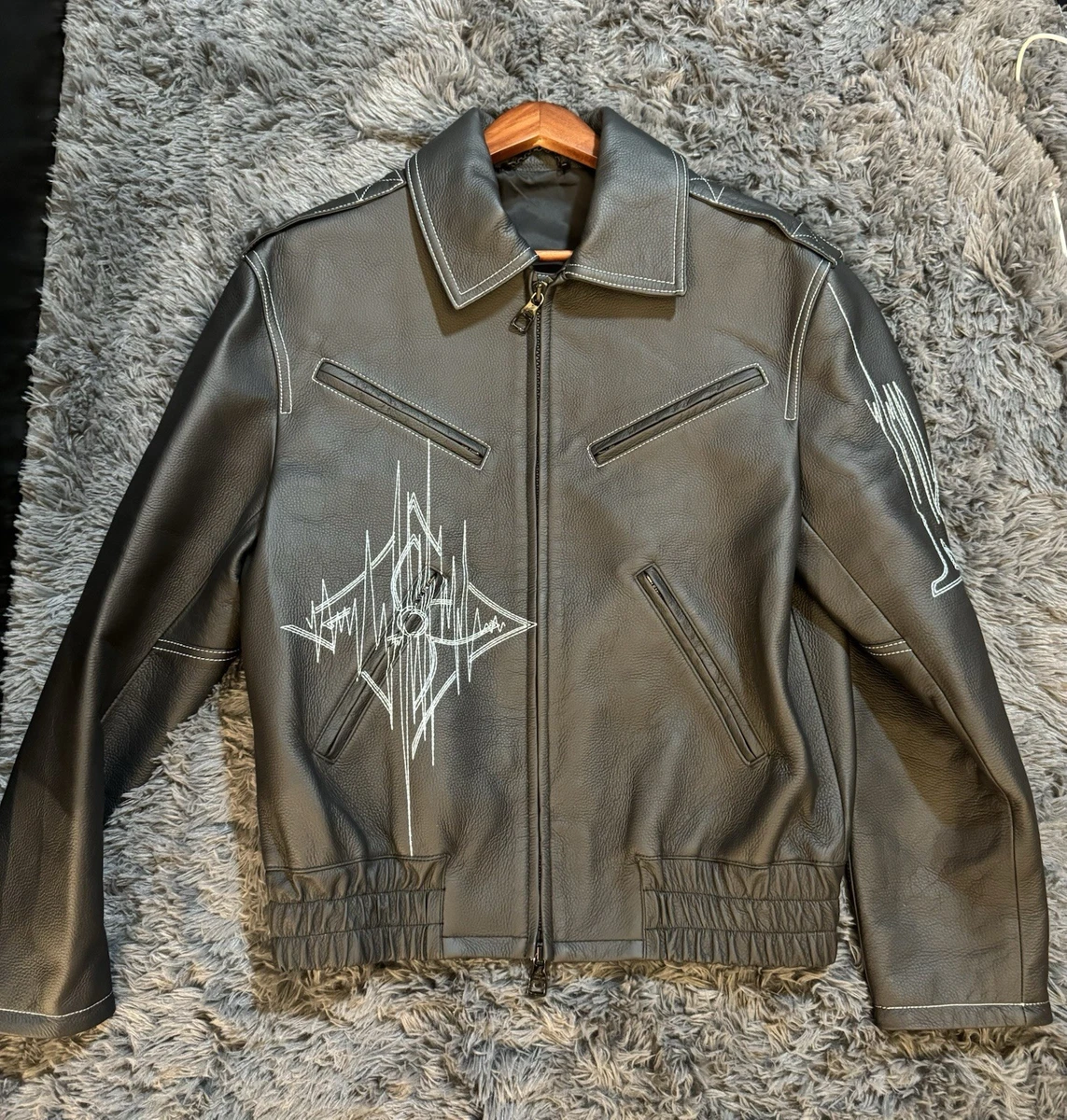 Louis Vuitton Leather Outer Shell Black Coats, Jackets & Vests for