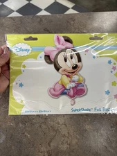 Minnie Mouse Super Shape Foil Balloon By Anagram, 20” x 33” , Brand New