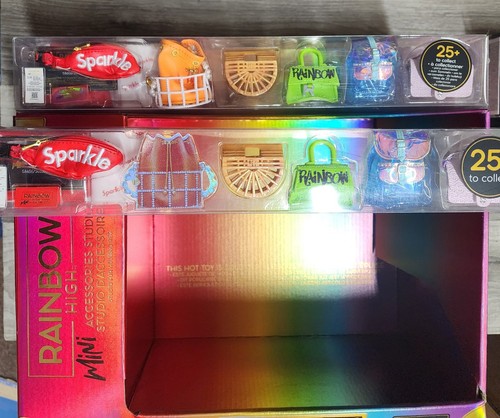 2 Set di Mini Accessori Arcobaleno Alto Studio - Espositore Borsa NON APERTO - Foto 6 di 10