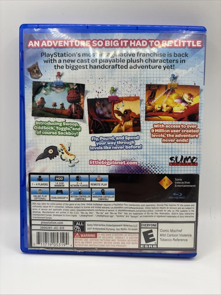 Little Big Planet 3 Sony PlayStation 4 Foto 2 de 4