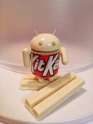 Rare Android Mini Collectible Special Edition Custom KitKat White Chocolate
