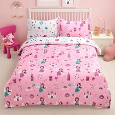 Kid Comforter Set 5 Piece Princess Bedding Set for Boys Twin Pink Princess