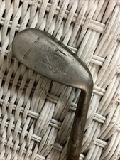 Antique Hickory Wood Shaft Tom Stewart StAndrews 45 Mashie Niblick Golf Club D6