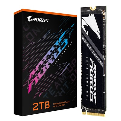 GIGABYTE AORUS Gen4 7300 SSD PCIe 4.0 x4, NVMe 1.4 2TB