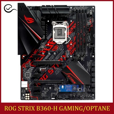 FOR ASUS ROG STRIX B360-H GAMING/OPTANE Socket 1151 64GB HDMI DVI-D Ｍotherboard