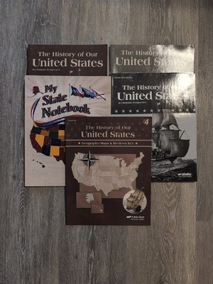A Beka The History Of Our United States 4th Edition 5-Book Set