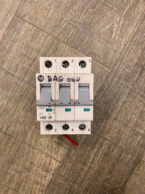 ALLEN BRADLEY 1492-SP3D050 CIRCUIT BREAKER, USED