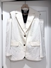 Future Collective Women's Cream Blazer With Open Shoulder , NWT, Size XS