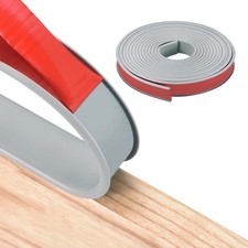 16Ft U-Shape Edge Banding Self Adhesive Edge Protector Gray 18mm / 11/16" 